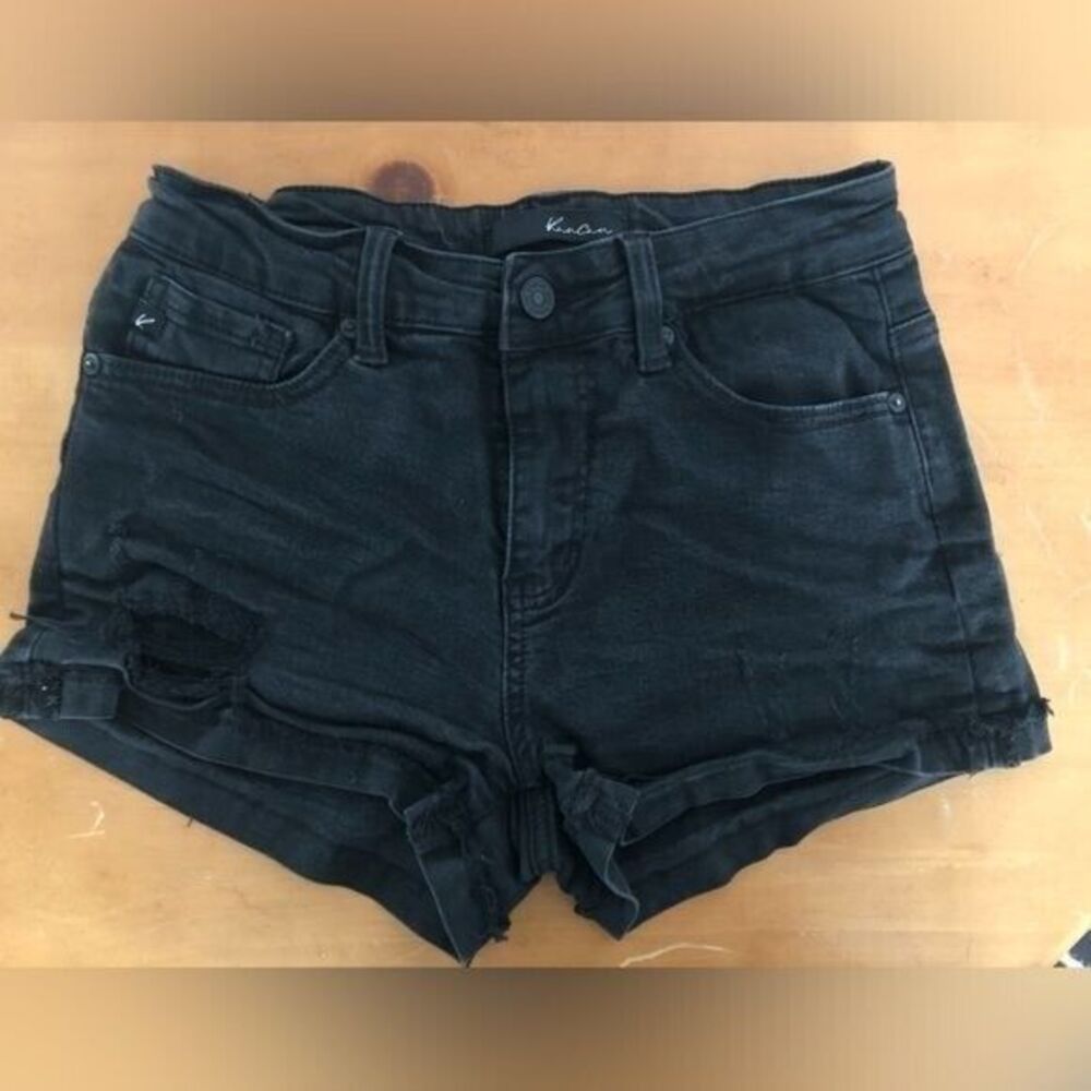 Kancan Distressed‎ Black Shorts